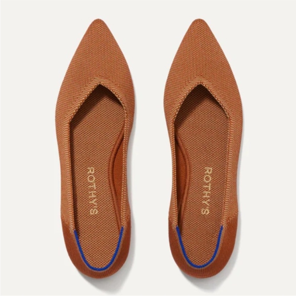 ROTHY’S The Point Flat in Fawn true size is 8.5 but too small for me!